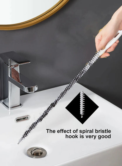 Flexible Drain Clog Remover & Sink Cleaning Brush