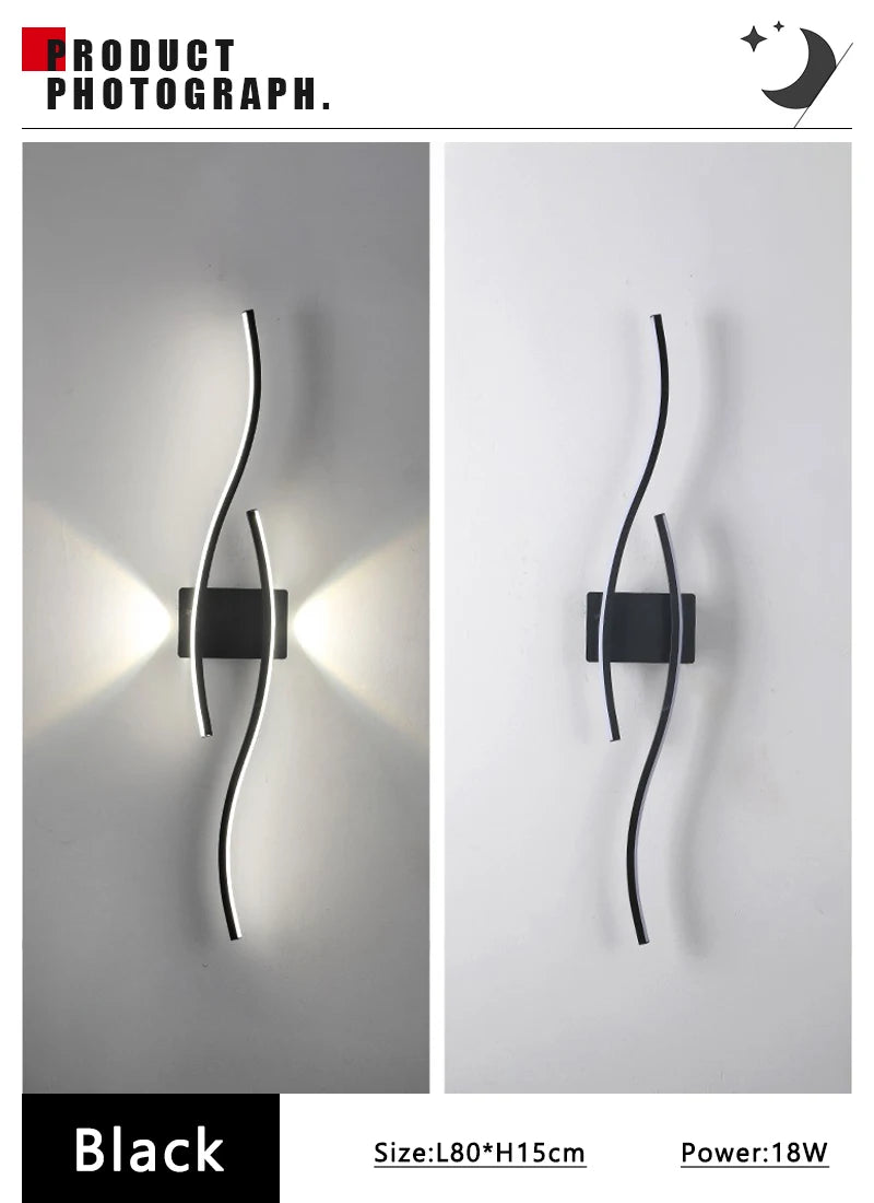 Modern Dimmable LED Bar Wall Lamp