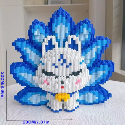 3695-Piece Nine-Tailed Fox Building Blocks