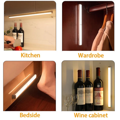 Wireless LED Motion Sensor Light for Cabinet & Stairs