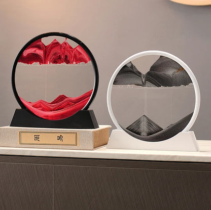 Deep Sea Moving Sand Art Glass Picture