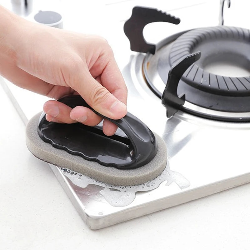 Magic Emery Eraser Sponge with Handle for Rust & Stains