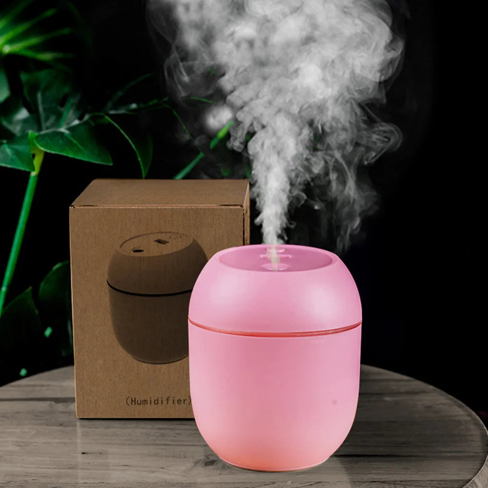 Silent USB Aroma Humidifier with Color LED Light
