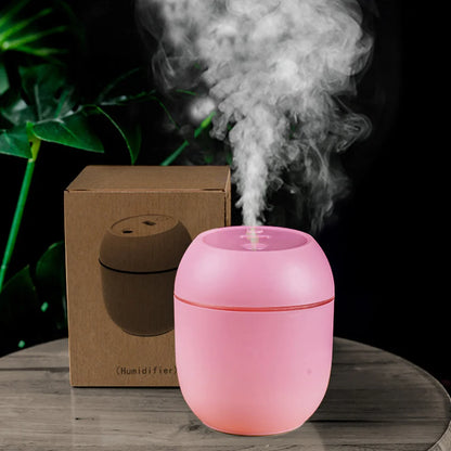 Silent USB Aroma Humidifier with Color LED Light