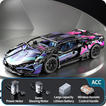 Sport Car 1280PCS Model Building Blocks City