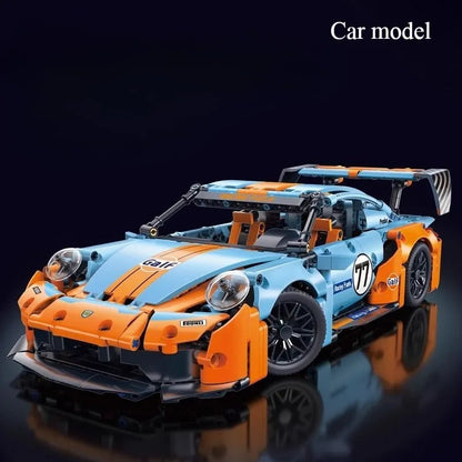 Technical Racing Sport Car Building Blocks