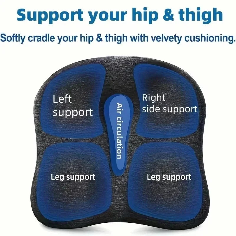 Memory Foam Seat Cushion for Tailbone & Sciatica Pain Relief