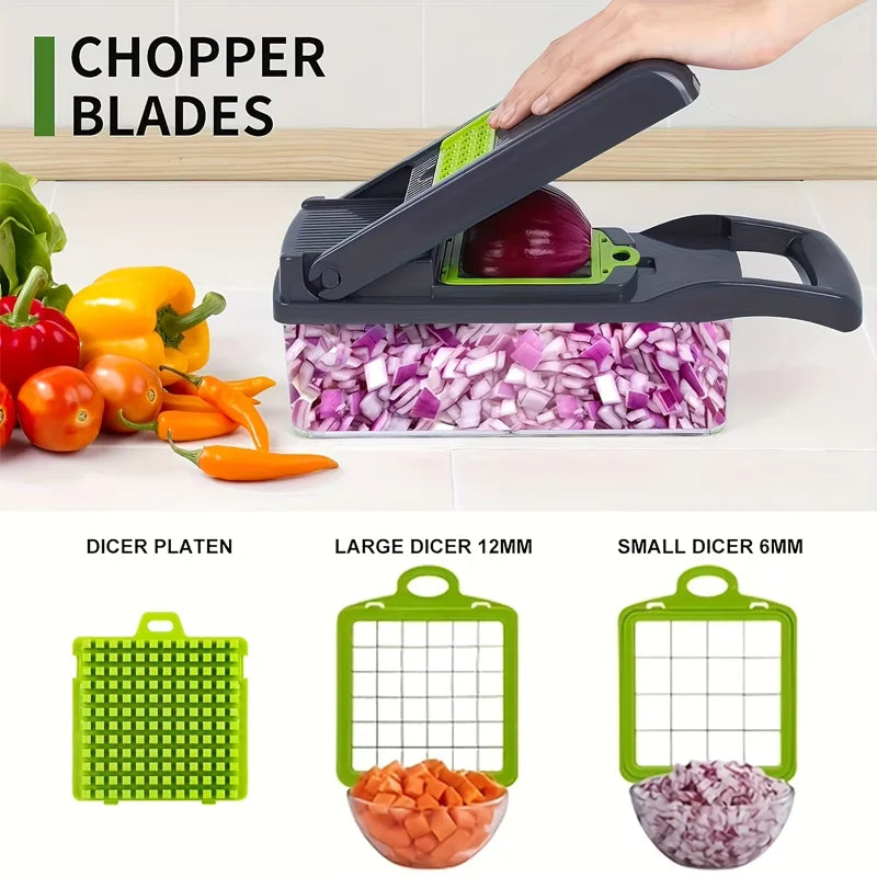 Multi-function Vegetable Chopper Slicer & Dicer Set
