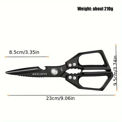 Heavy Duty Kitchen Shears with Bone Cutter & Scraper