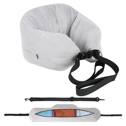 Innovative Fillable U-Shape Travel Neck Pillow