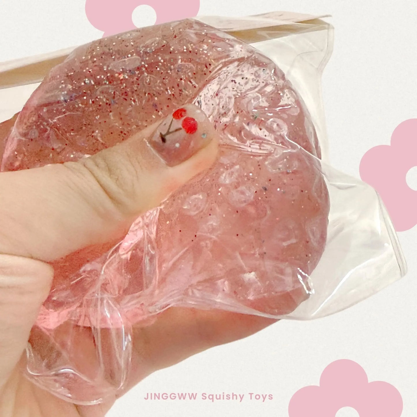 Big Strawberry Squeeze Squishy Toy