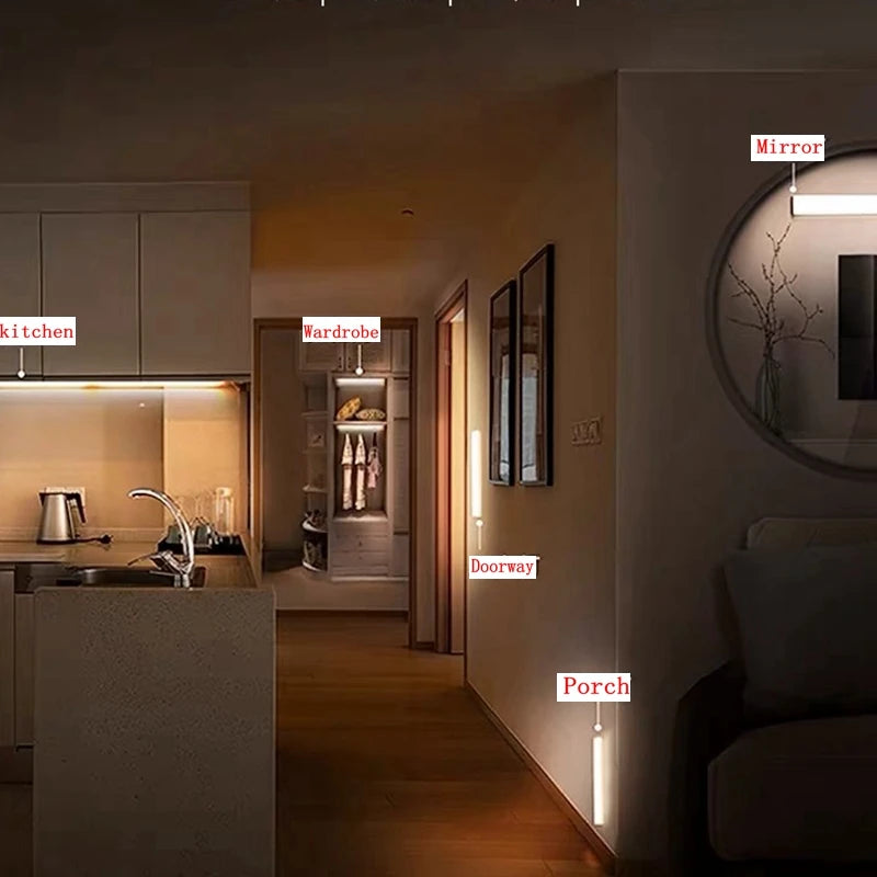 Wireless LED Motion Sensor Light for Cabinet & Stairs