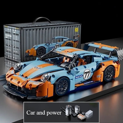 Technical Racing Sport Car Building Blocks