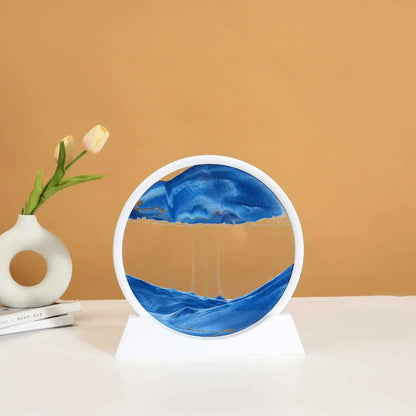 Deep Sea Moving Sand Art Glass Picture