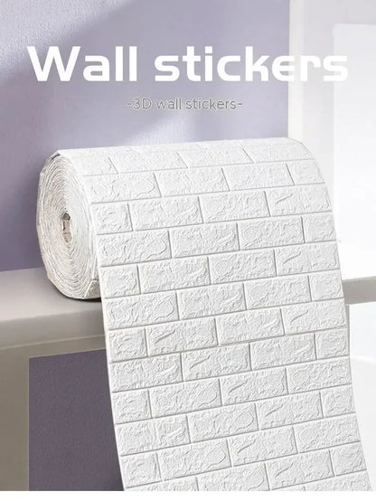 Self-Adhesive 3D Brick Wallpaper Panels