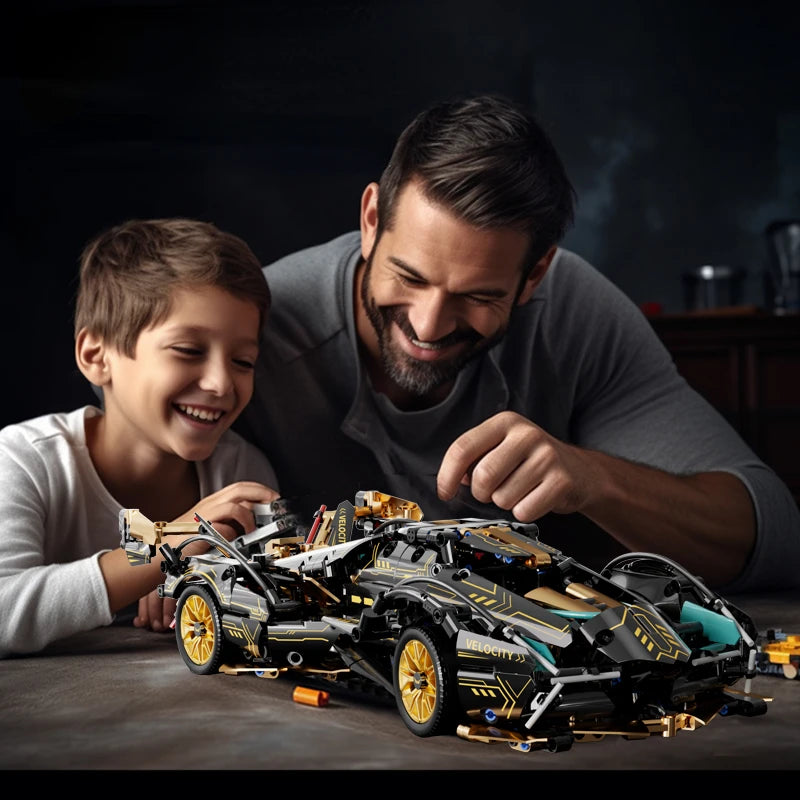 Black V12 Block  Roadster building block
