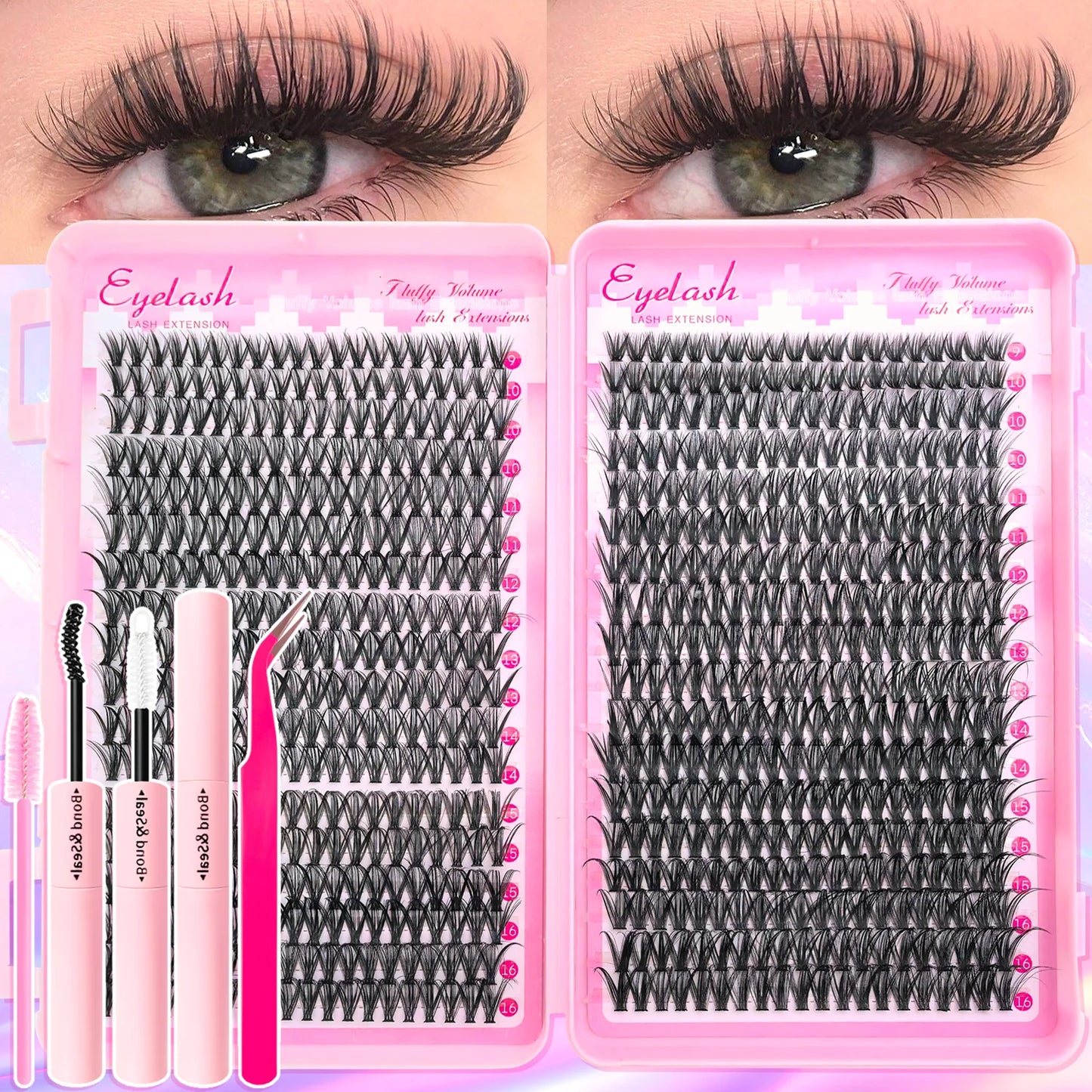 eyelash Extension Kit Fluffy Eyelash