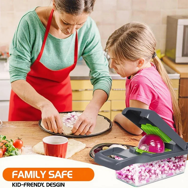 Multi-function Vegetable Chopper Slicer & Dicer Set