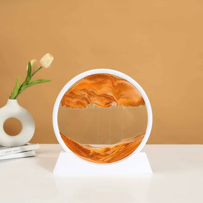Deep Sea Moving Sand Art Glass Picture