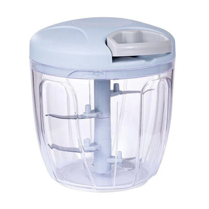 Manual Meat Mincer & Garlic Chopper with Rotating Crusher