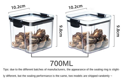 Sealed Kitchen Storage Jars & Grain Organizer Set