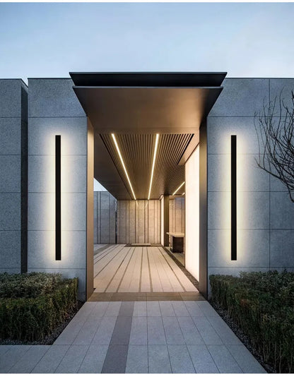 LED strip background wall lamp