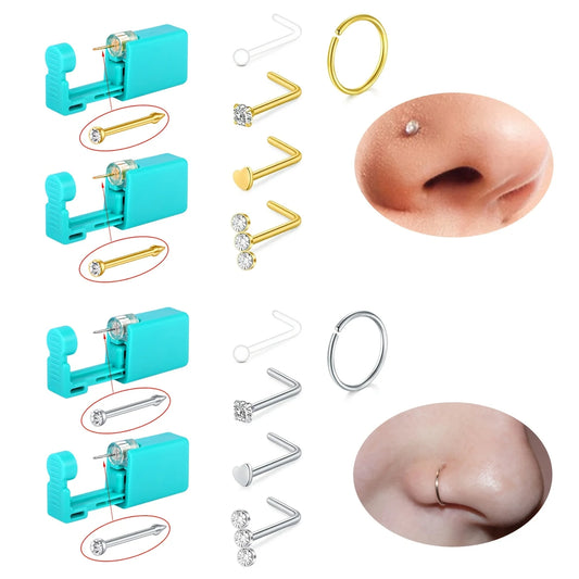 7pcs Nose Piercing Kit