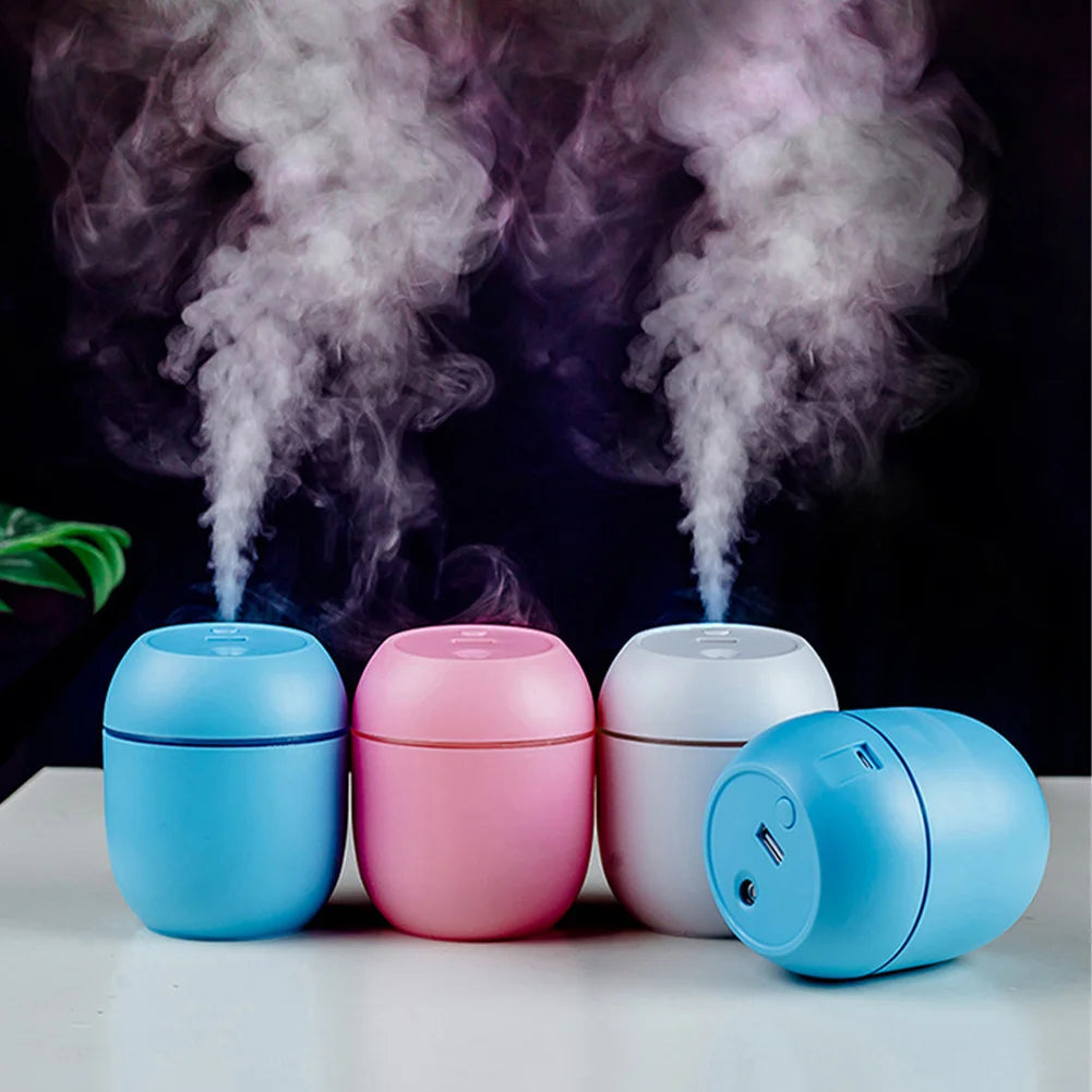 Silent USB Aroma Humidifier with Color LED Light