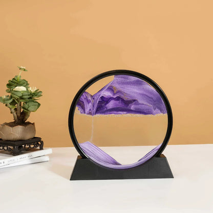 Deep Sea Moving Sand Art Glass Picture