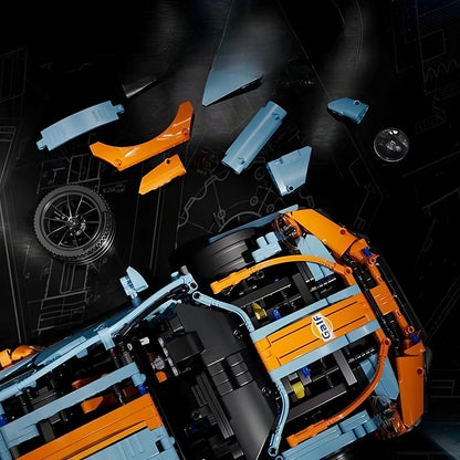 Technical Racing Sport Car Building Blocks
