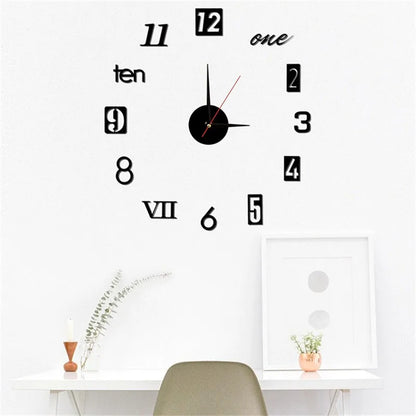 Modern Acrylic 3D Glow Wall Clock