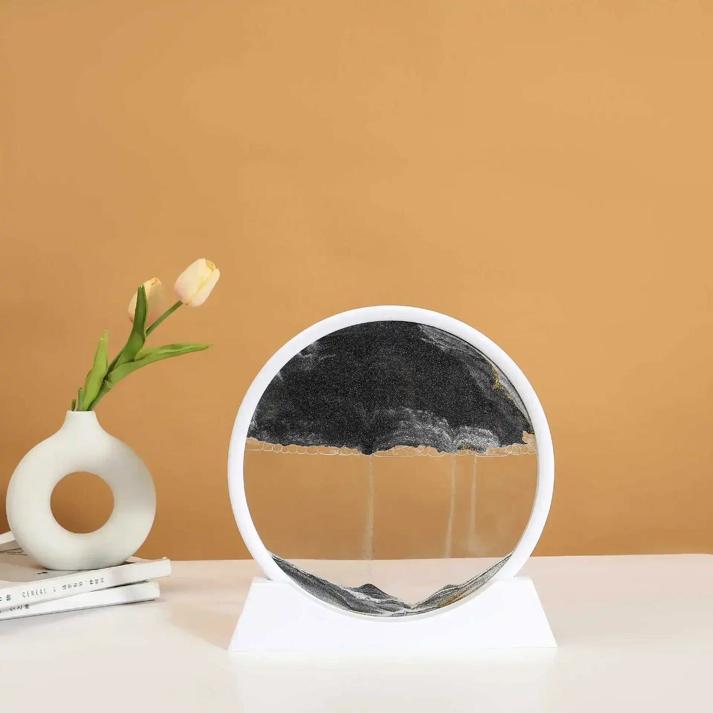 Deep Sea Moving Sand Art Glass Picture