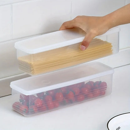 4pc Reusable Plastic Food Storage Containers for Fridge