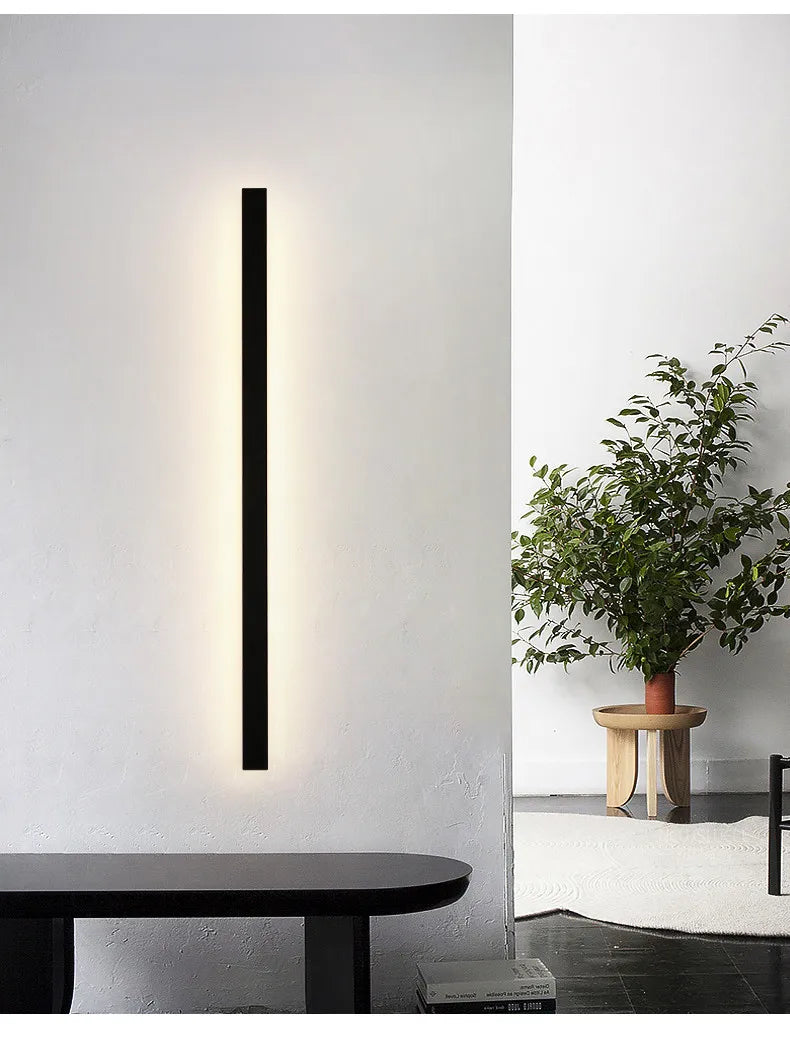 LED strip background wall lamp