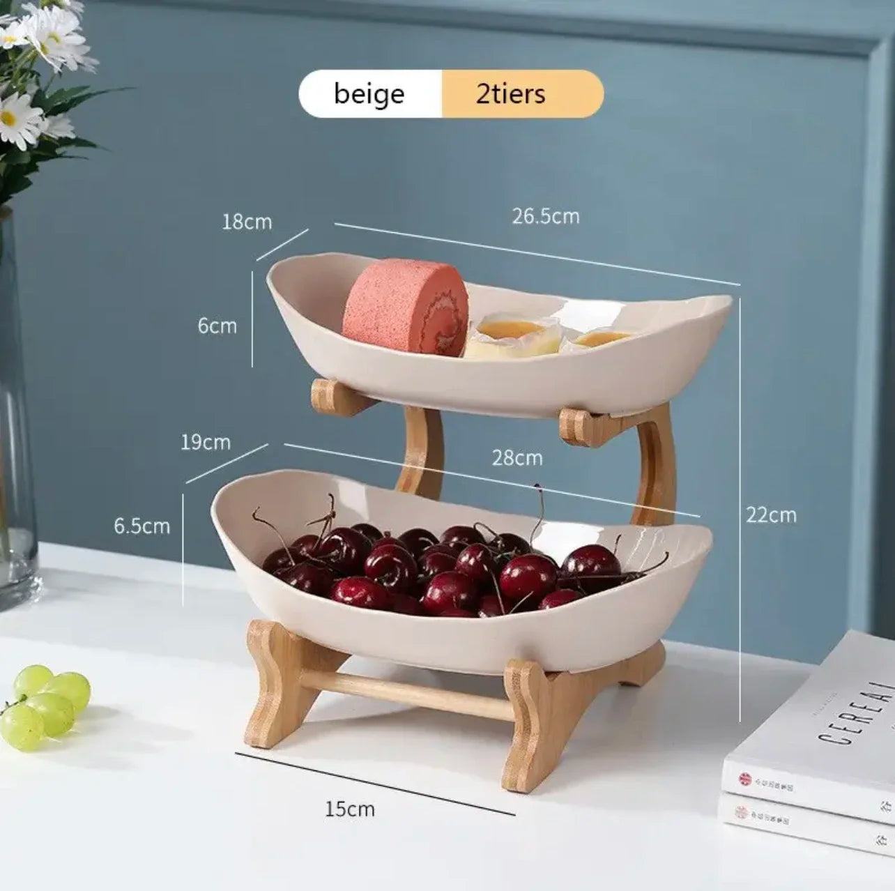 Modern Multi-Layer Fruit & Dessert Stand