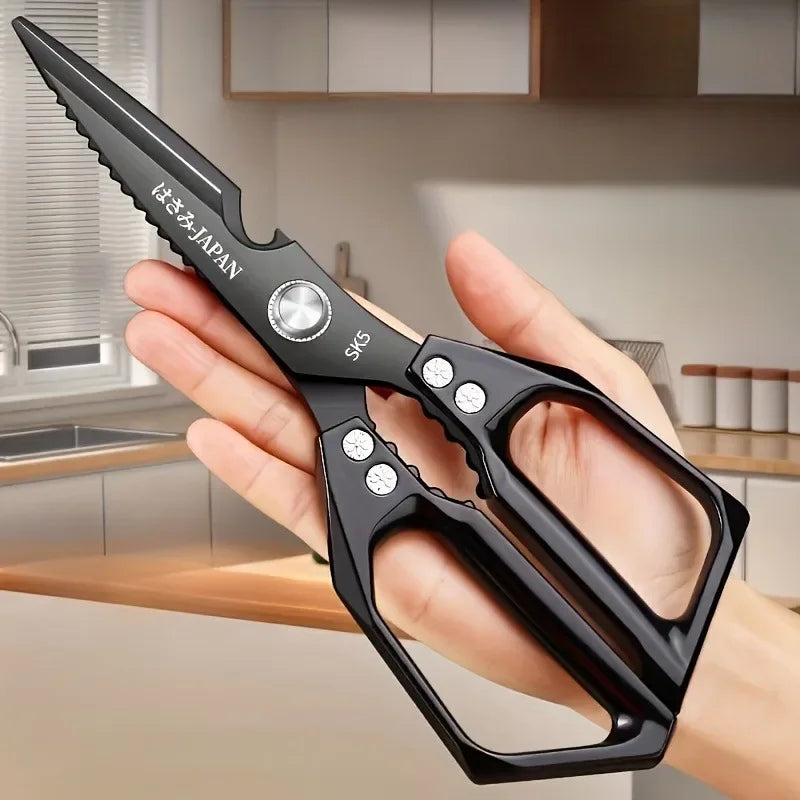 Heavy Duty Kitchen Shears with Bone Cutter & Scraper